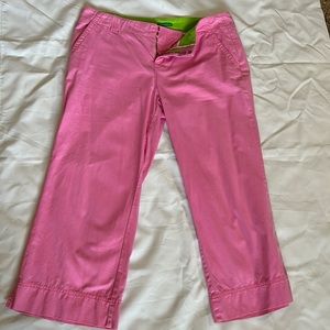 Lilly Pulitzer Palm Beach Fit cropped pink pants